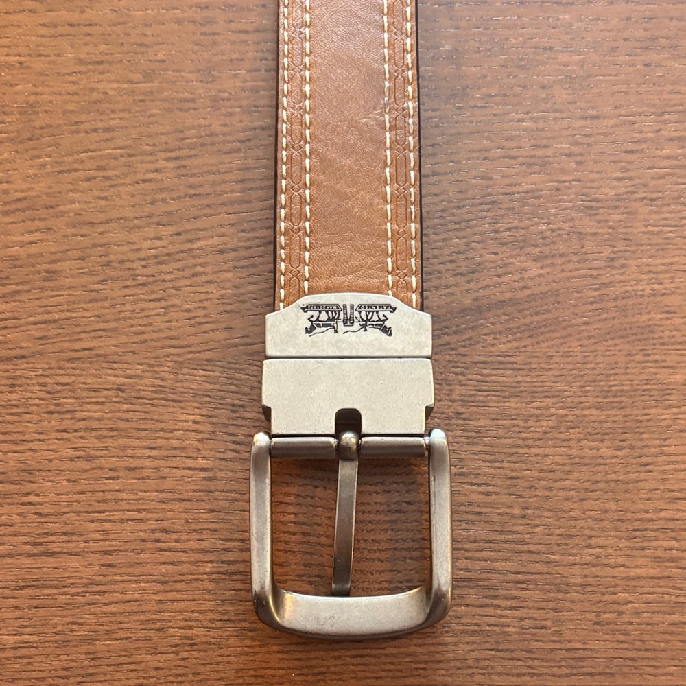 FREE W/PURCHASE - LEVI’S - Brown Belt with Silver Buckle - 36”